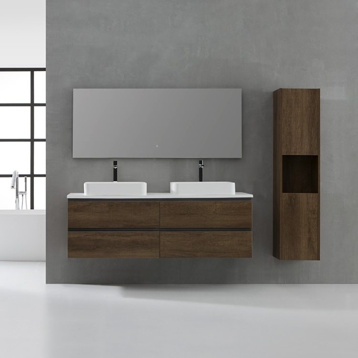 Koupelnová skříňka StoneArt Monte Carlo MC-1600pro-5 dubová tmavá 160×52