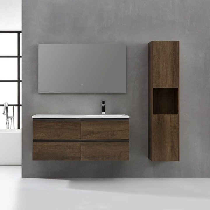 Koupelnový nábytek – set StoneArt Monte Carlo MC-1210 dubový tmavý 120×52 pravé provedení