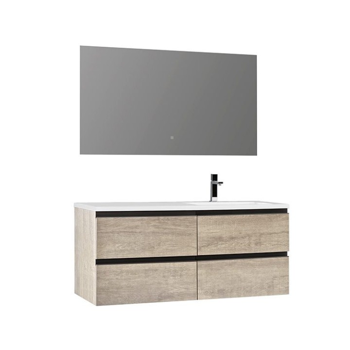 Koupelnový nábytek – set StoneArt Monte Carlo MC-1210 dubový světlý 120×52 pravé provedení