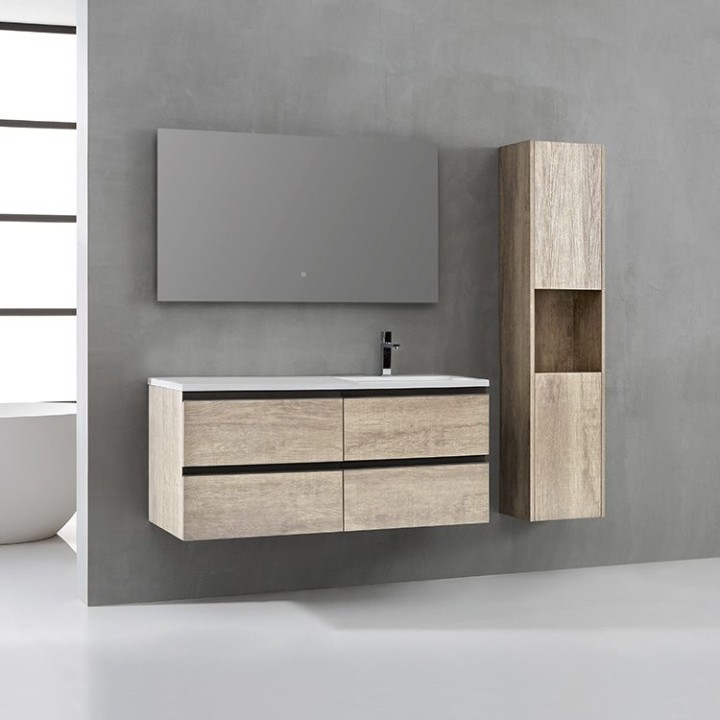 Koupelnový nábytek – set StoneArt Monte Carlo MC-1210 dubový světlý 120×52 pravé provedení