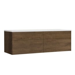 Koupelnová skříňka StoneArt Venice VE-1600pro dubová tmavá 160×52