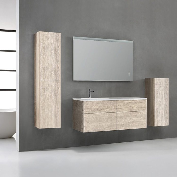 Koupelnová skříňka StoneArt Venice VE-1210-I dubová světlá 120×52 levé provedení