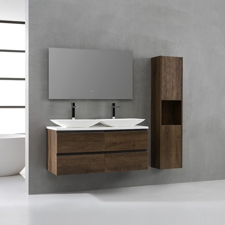 Koupelnová skříňka StoneArt Monte Carlo MC-1200pro-1 dubová tmavá 120×52