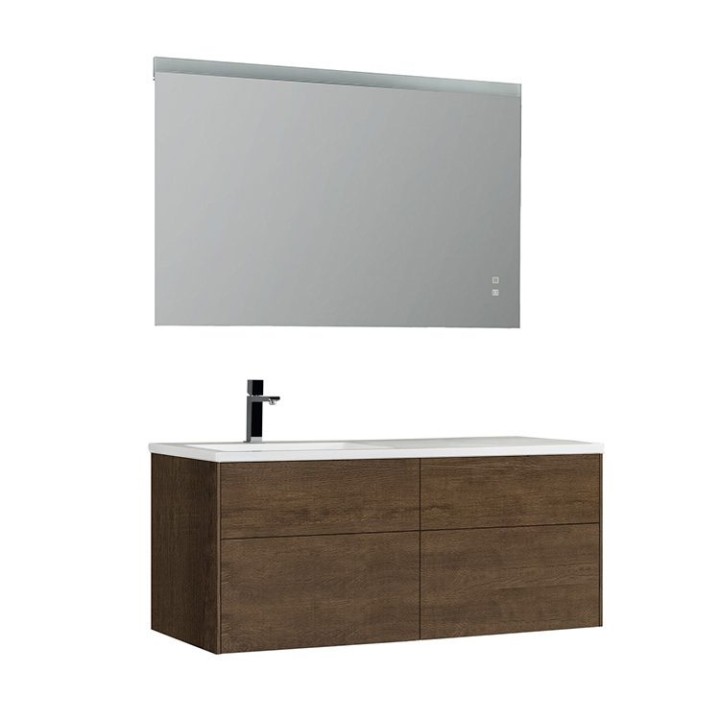 Koupelnový nábytek – set StoneArt Venice VE-1210-II dubový tmavý 120×52 levé provedení