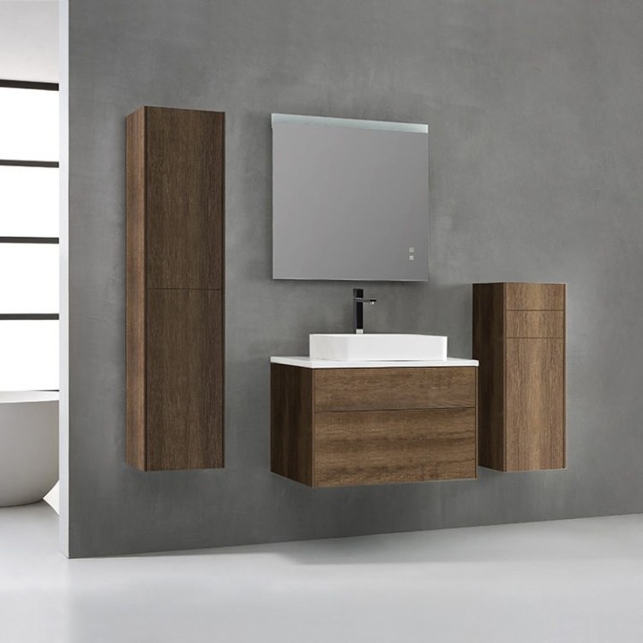 Koupelnový nábytek – set StoneArt Venice VE-0800pro-5 dubový tmavý 80×52
