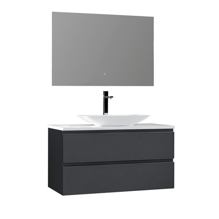 Koupelnový nábytek – set StoneArt Monte Carlo MC-1000pro-1 tmavě šedý 100×52