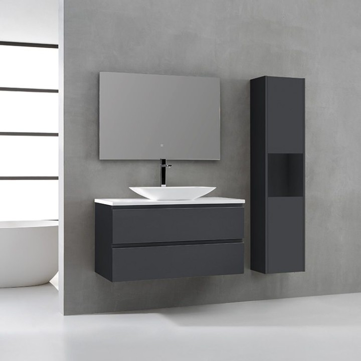 Koupelnový nábytek – set StoneArt Monte Carlo MC-1000pro-1 tmavě šedý 100×52