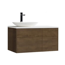 Koupelnová skříňka StoneArt Venice VE-1010pro-3 dubová tmavá 100×52 levé provedení