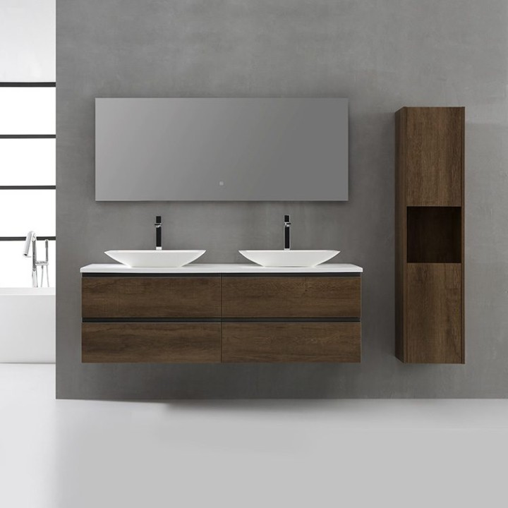 Koupelnový nábytek – set StoneArt Monte Carlo MC-1600pro-1 dubový světlý 160×52