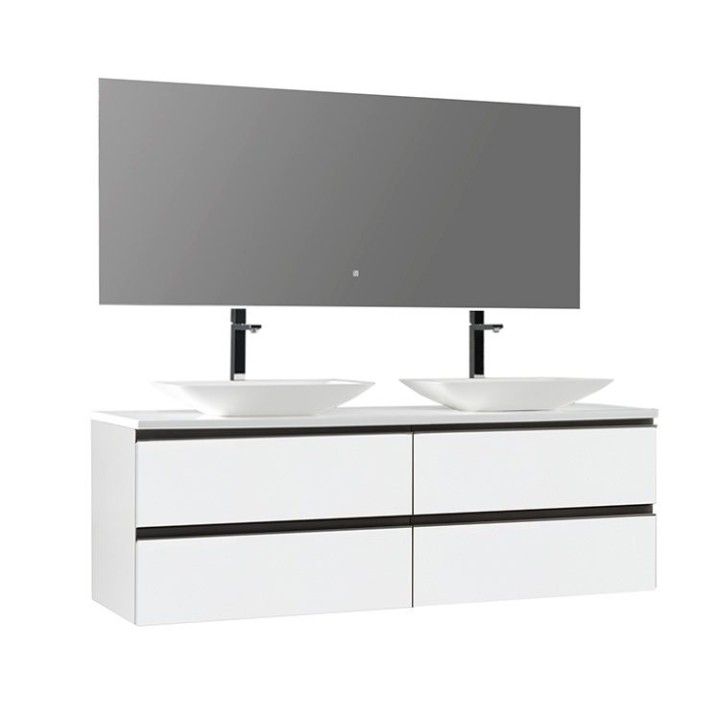Koupelnový nábytek – set StoneArt Monte Carlo MC-1600pro-1 bílý 160×52