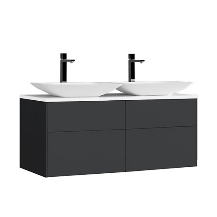 Koupelnová skříňka StoneArt Venice VE-1200pro-1 tmavě šedá 120×52