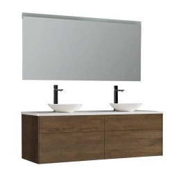 Koupelnový nábytek – set StoneArt Venice VE-1600pro-4 dubový tmavý 160×52