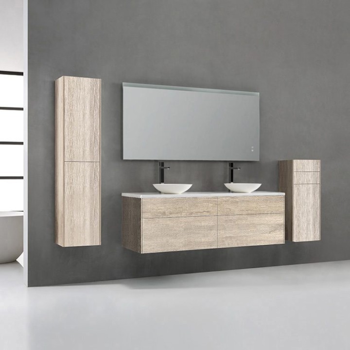 Koupelnový nábytek – set StoneArt Venice VE-1600pro-4 dubový světlý 160×52