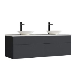 Koupelnová skříňka StoneArt Venice VE-1600pro-4 tmavě šedá 160×52