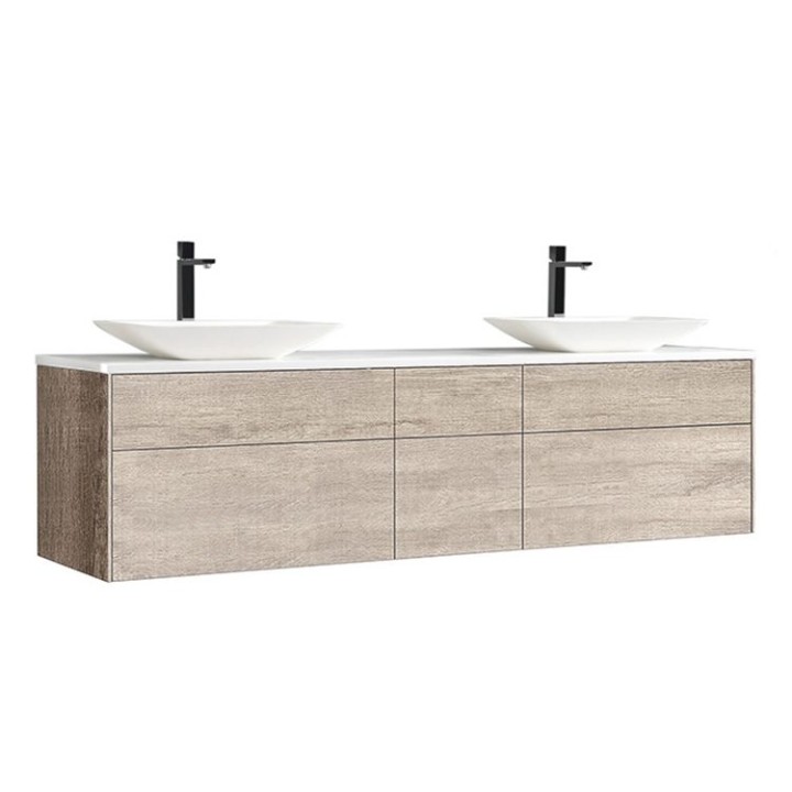 Koupelnová skříňka StoneArt Venice VE-2000pro-1 dubová světlá 200×52