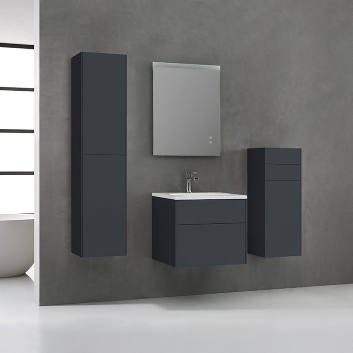 Koupelnový nábytek – set StoneArt Venice VE-0600-I tmavě šedý 60×52