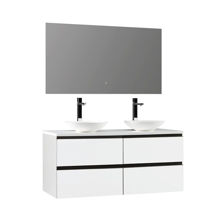 Koupelnový nábytek – set StoneArt Monte Carlo MC-1200pro-4 bílý 120×52