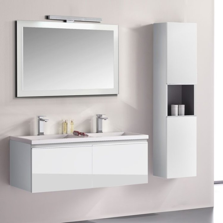 Koupelnový nábytek – set StoneArt Milano ME-1200 bílý 120×45
