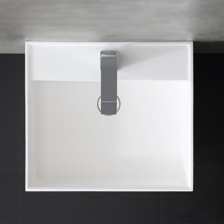 Volně stojící umyvadlo StoneArt LZ517 bílé 50×45 lesklé