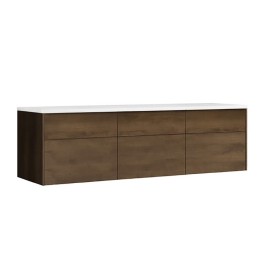 Koupelnová skříňka StoneArt Venice VE-1800pro dubová tmavá 180×52