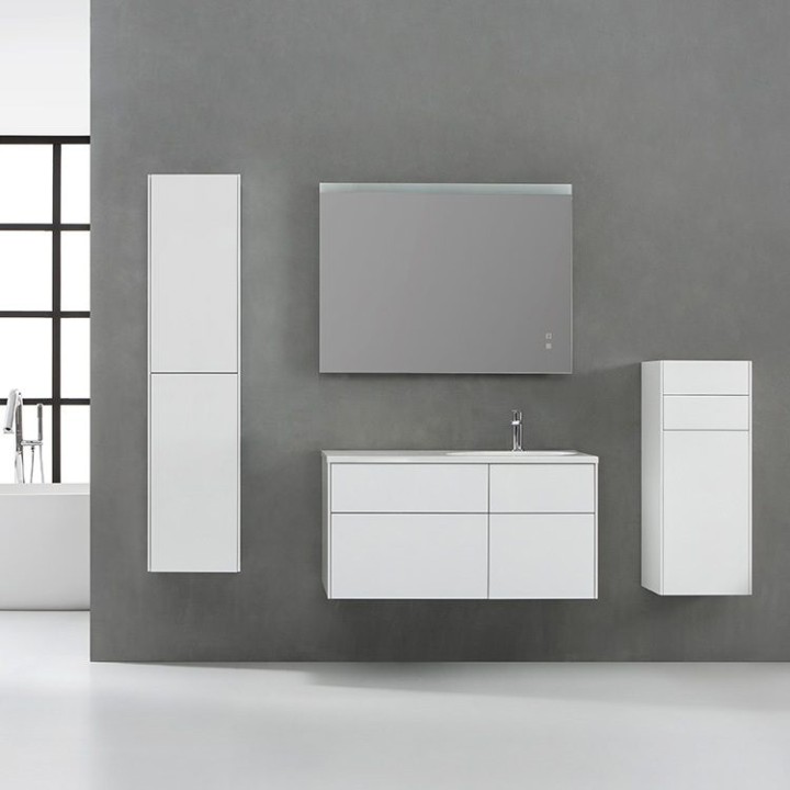 Koupelnový nábytek – set StoneArt Venice VE-1010-I tmavě šedý 100×52 pravé provedení