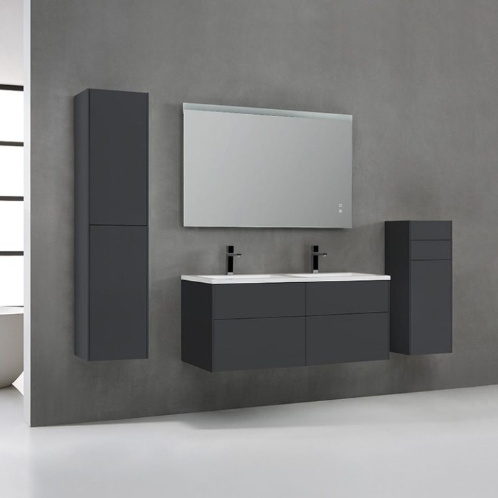 Koupelnová skříňka StoneArt Venice VE-1200-II tmavě šedá 120×52