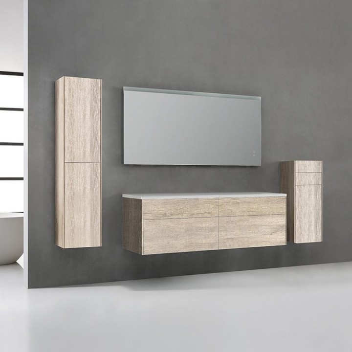 Koupelnový nábytek – set StoneArt Venice VE-1600pro dubový světlý 160×52