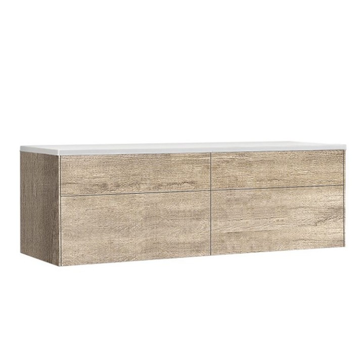Koupelnová skříňka StoneArt Venice VE-1600pro dubová světlá 160×52