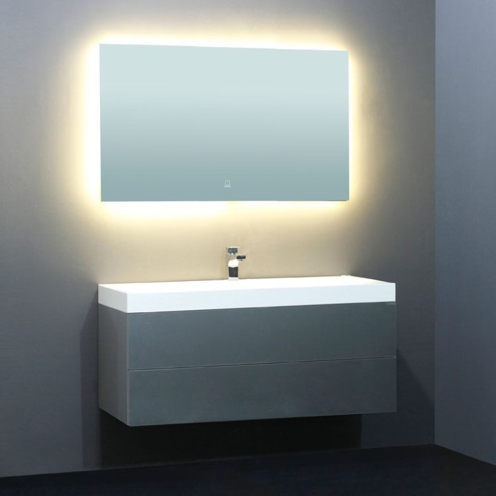 Koupelnový nábytek – set StoneArt Brugge BU-0901 tmavě šedý 90×56