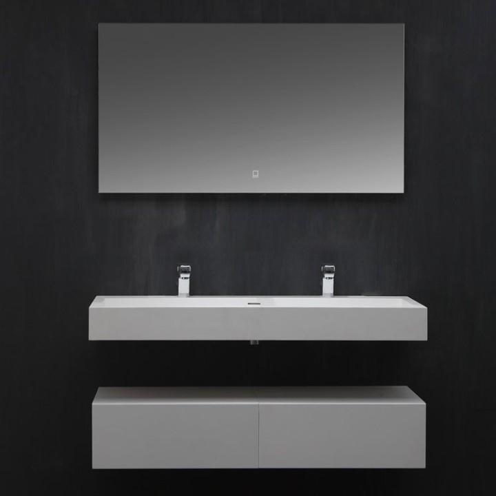 Koupelnový nábytek – set StoneArt LP4512-1 bílý 120×48 lesklý