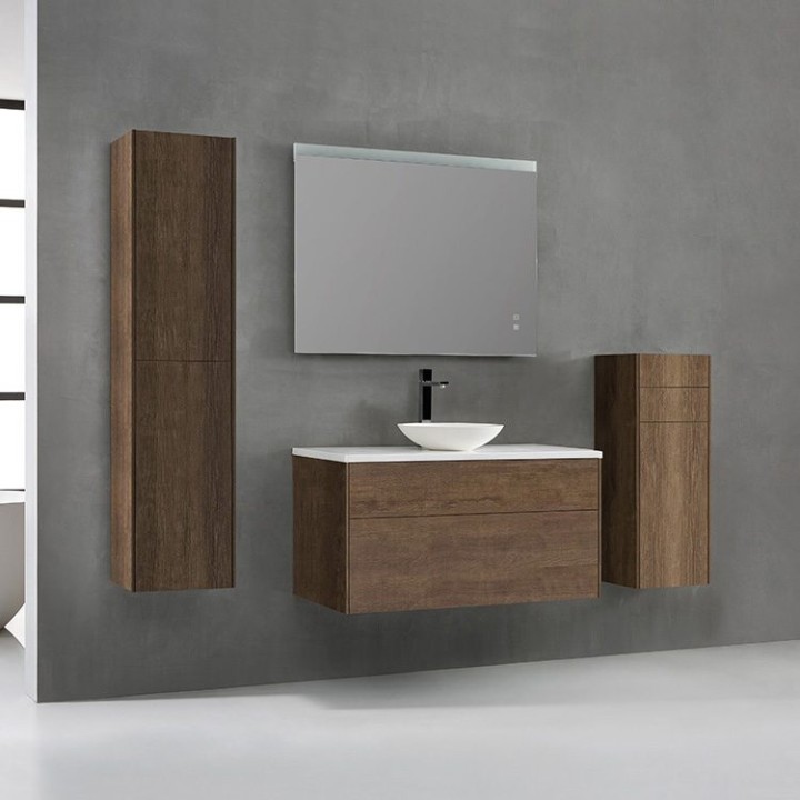Koupelnový nábytek – set StoneArt Venice VE-1000pro-4 dubový tmavý 100×52