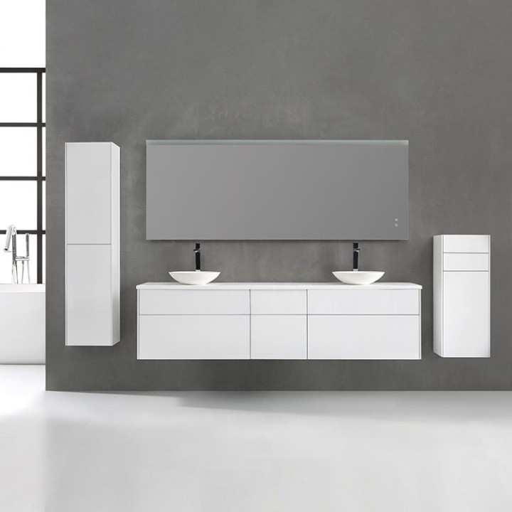 Koupelnový nábytek – set StoneArt Venice VE-2000pro-4 tmavě šedý 200×52