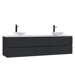 Koupelnová skříňka StoneArt Monte Carlo MC-2000pro-4 tmavě šedá 200×52