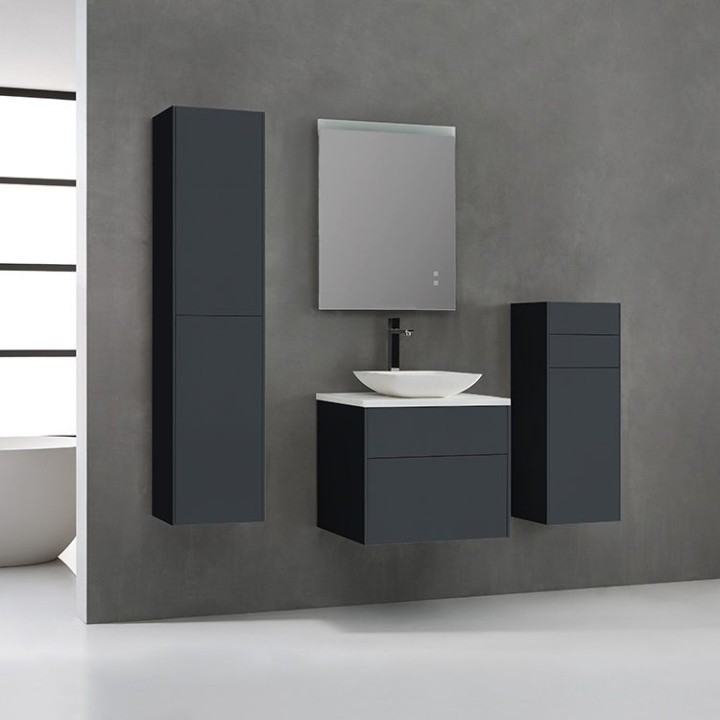 Koupelnový nábytek – set StoneArt Venice VE-0600pro-2 tmavě šedý 60×52
