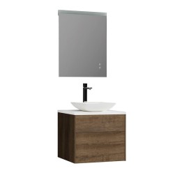 Koupelnový nábytek – set StoneArt Venice VE-0600pro-2 dubový tmavý 60×52
