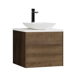 Koupelnová skříňka StoneArt Venice VE-0600pro-2 dubová tmavá 60×52