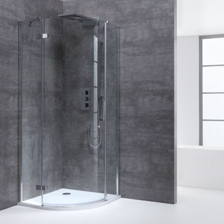 Sprchový kout EAGO AWT LBR1006 100×100 levé provedení