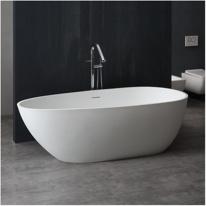 Volně stojící vana StoneArt BS-525 bílá 185×83 matná