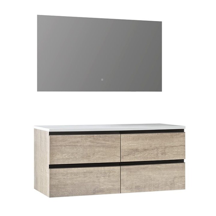 Koupelnový nábytek – set StoneArt Monte Carlo MC-1200pro dubový světlý 120×52