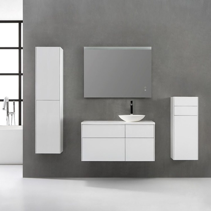 Koupelnový nábytek – set StoneArt Venice VE-1010pro-4 dubový tmavý 100×52 pravé provedení