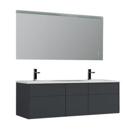 Koupelnový nábytek – set StoneArt Venice VE-1610-I tmavě šedý 160×52