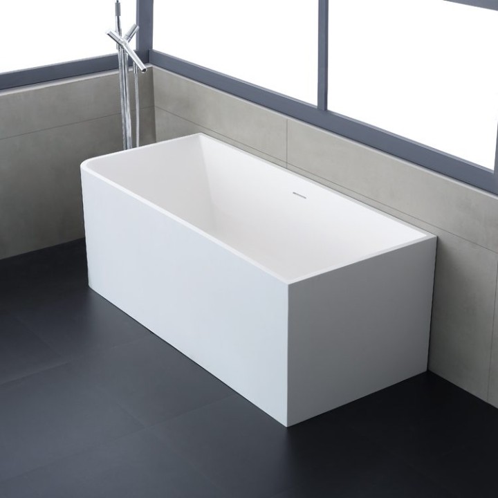 Volně stojící vana StoneArt BS-534 bílá 156×70 lesklá
