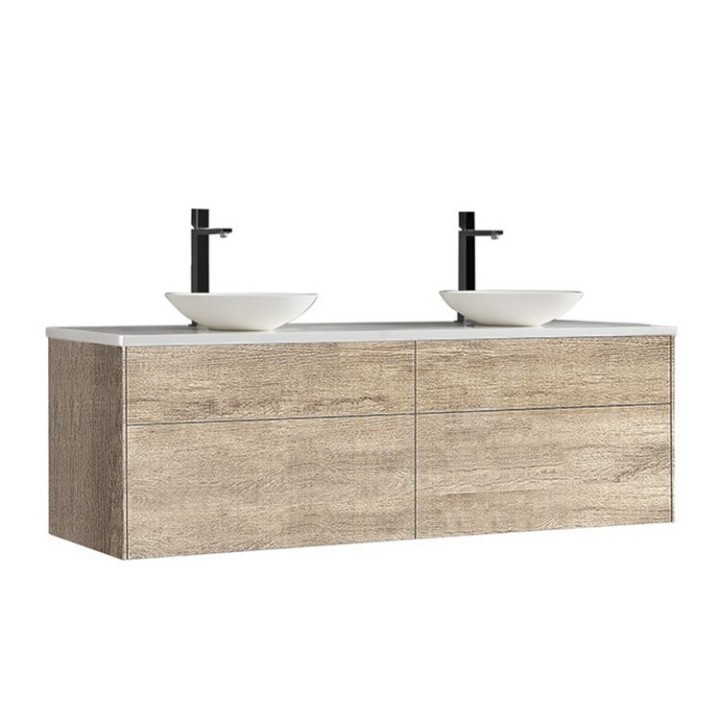 Koupelnová skříňka StoneArt Venice VE-1600pro-4 dubová světlá 160×52