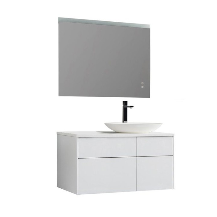 Koupelnový nábytek – set StoneArt Venice VE-1010pro-3 bílý 100×52 pravé provedení