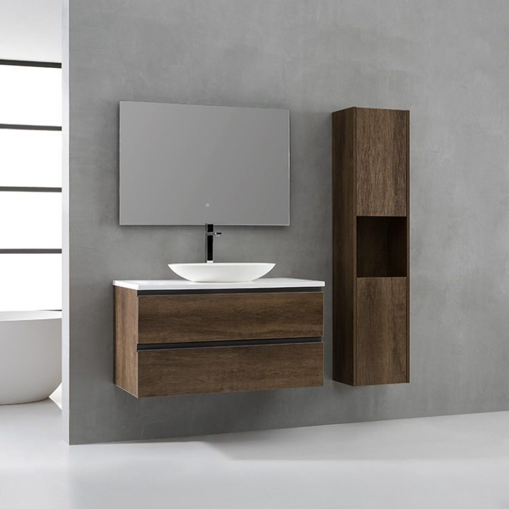 Koupelnový nábytek – set StoneArt Monte Carlo MC-1000pro-3 dubový tmavý 100×52