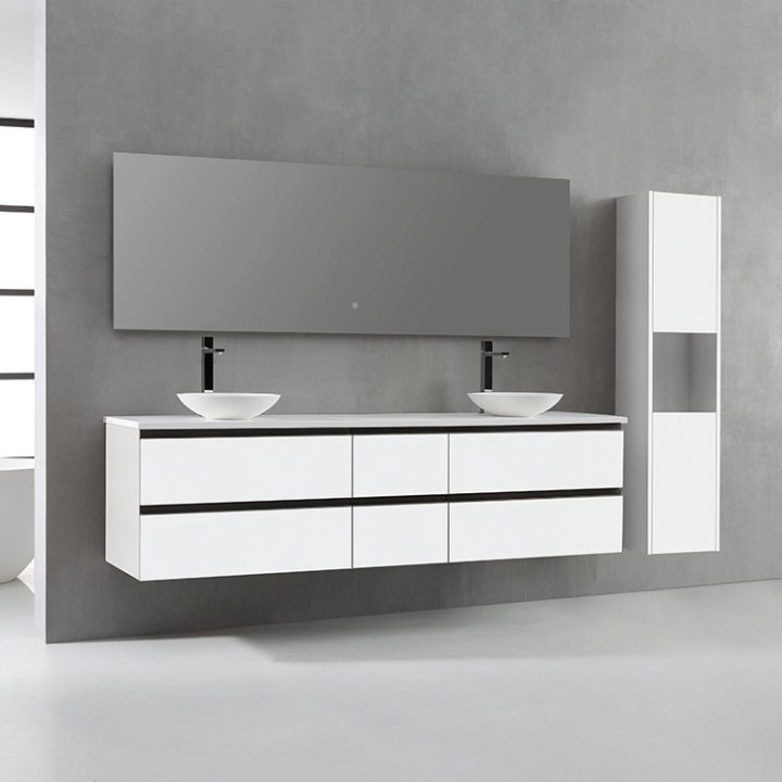 Koupelnový nábytek – set StoneArt Monte Carlo MC-2000pro-4 bílý 200×52