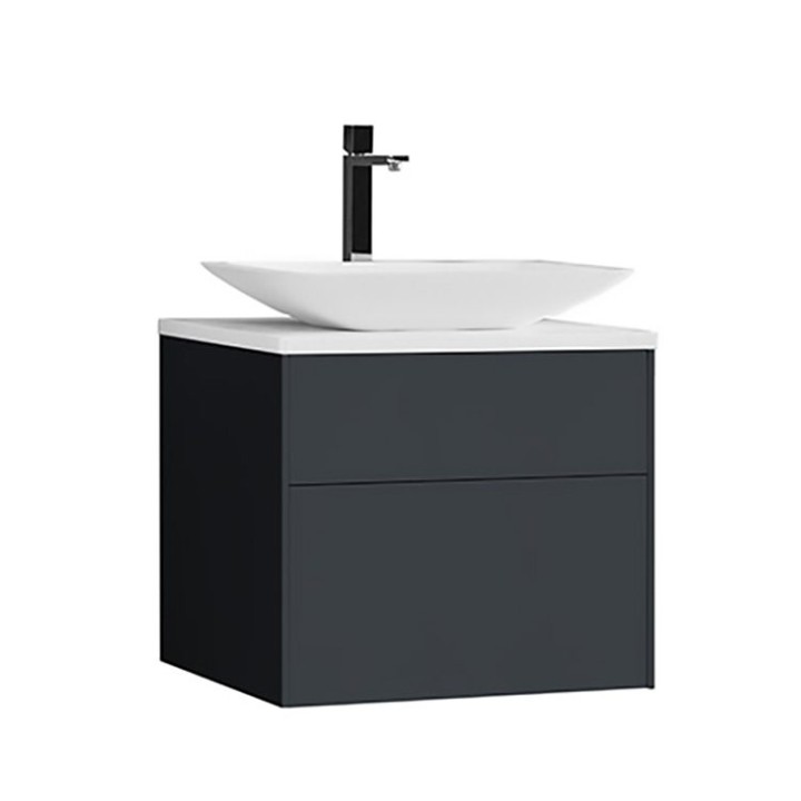 Koupelnová skříňka StoneArt Venice VE-0600pro-1 tmavě šedá 60×52