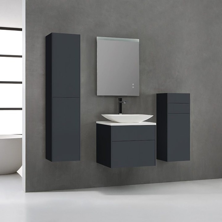 Koupelnový nábytek – set StoneArt Venice VE-0600pro-1 tmavě šedý 60×52