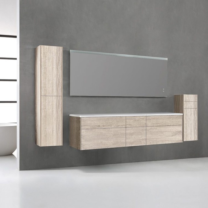 Koupelnový nábytek – set StoneArt Venice VE-2000pro dubový světlý 200×52