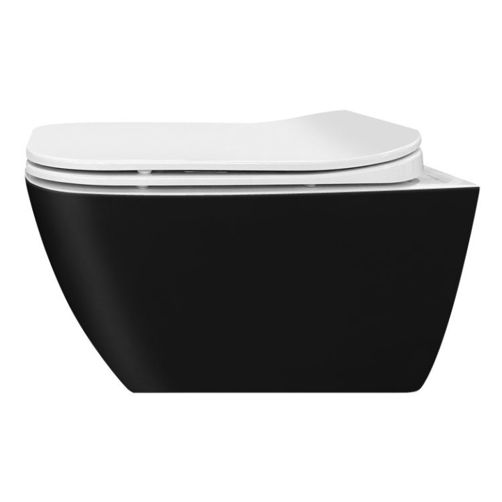 Závěsné WC StoneArt -WC TMS-510P černobílé 52×37 matné